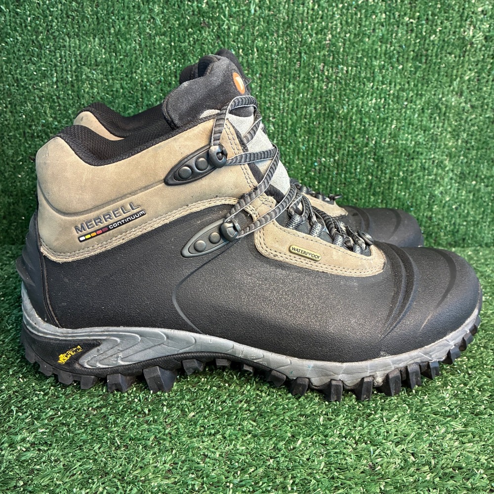 Merrell Continuum Thermo 6 Waterproof Insulated Gorp Hiking Boots Black Men 11.5